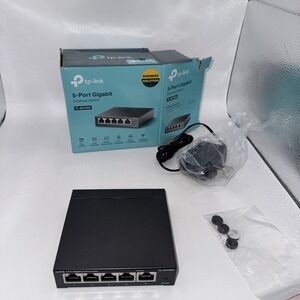 TP-Link - 5-Port Ethernet Switch TL-SG105S - Gigabit Network Splitter - Sealed